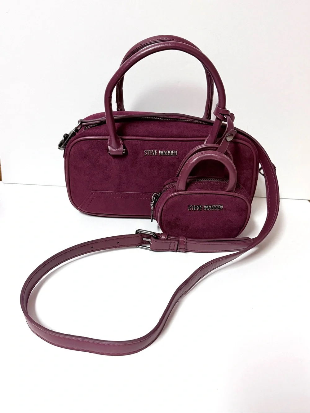 Steve Madden Bdiver-s Bloodstone Crossbody/Handbag Set